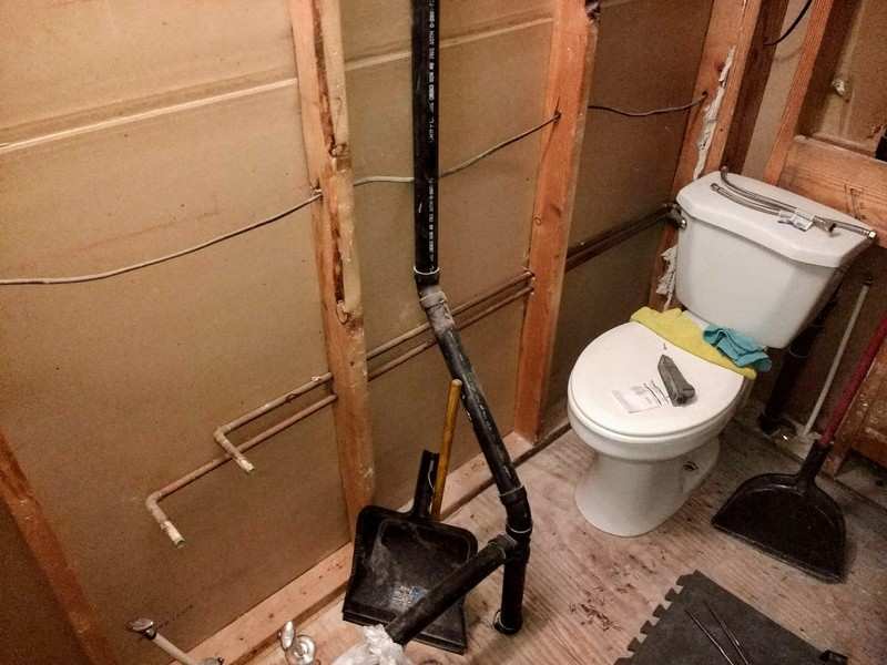 Bathroom Remodel Plumbing
